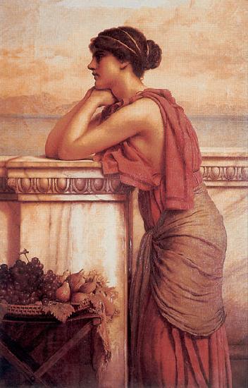 John William Godward By the Wayside China oil painting art